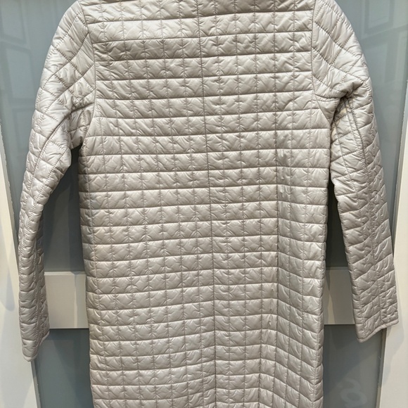 XXS White Cream Athleta Quilted Zipper Jacket - Picture 2 of 4